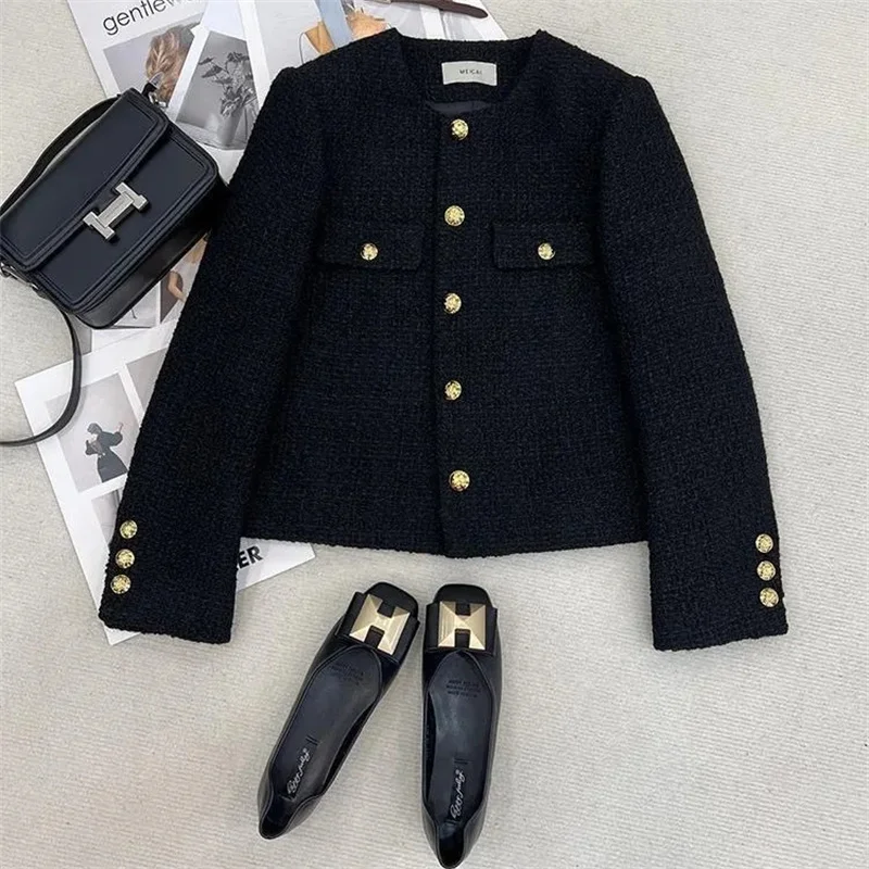 Womens Short Tweed Coat